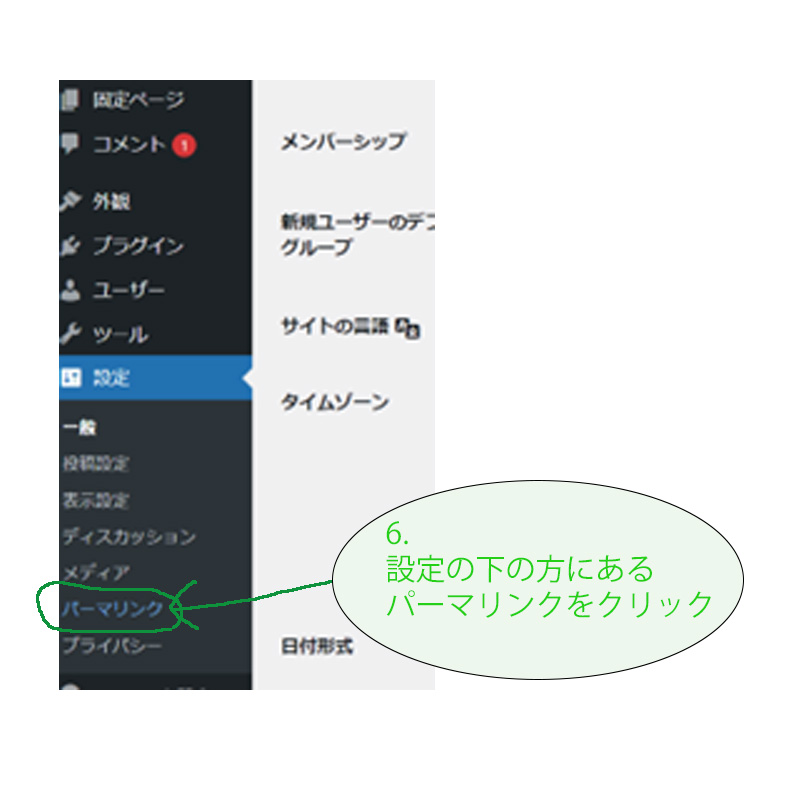 パーマリンクの設定